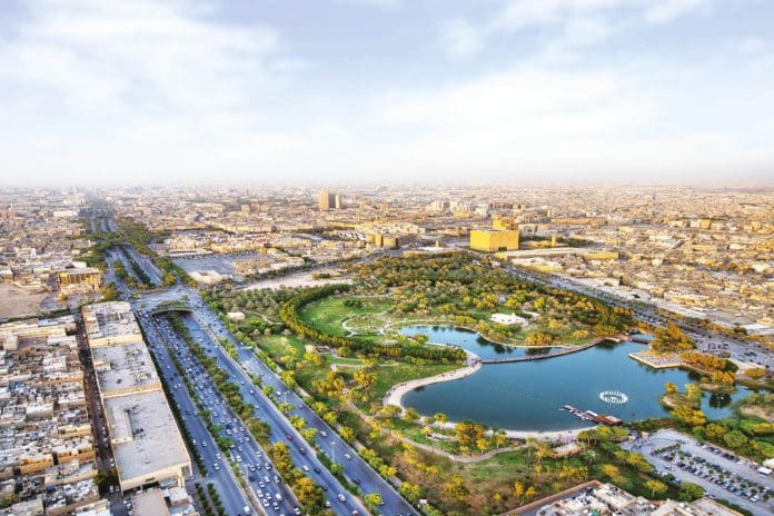 1 The parks megaproject will deliver 585,000 trees across 550,000 sq m