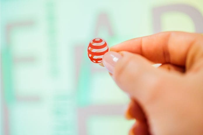 2024_Call_for_Entries_BCD-1 Close up of the Red Dot Design Award dot. Hexagon 3D scanner wins Red Dot Design Award