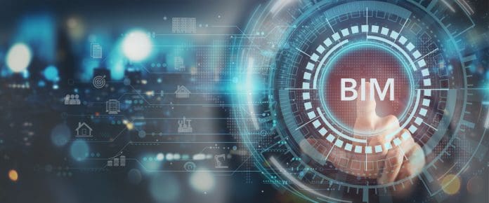 BIM (Building Information Modeling) concept. 3D digital model-based process that provides architects, engineers, constructors, and owners with a comprehensive view of the building project. European openBIM Forum launches manifesto to boost digital transformation