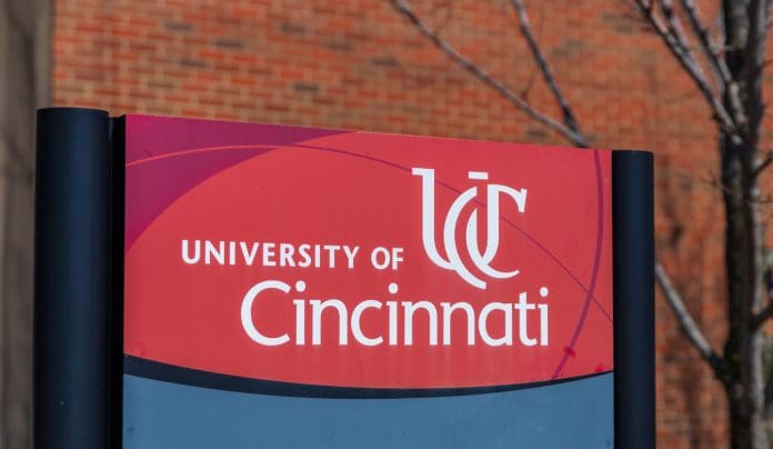 University of Cincinnati sign in Cincinnati, OH University of Cincinnati sign