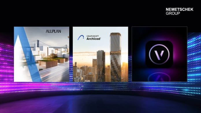 20241105PressemitteilungProductLaunch Nemetschek AEC software solutions Allplan 2025, Vectorworks 2025 and Archicad 28